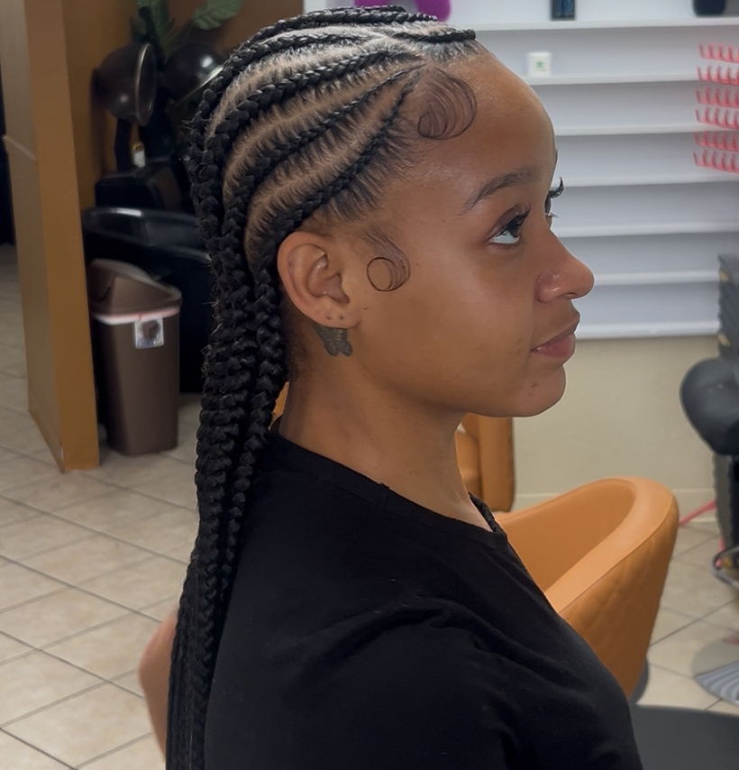 Stitch braids by Crowned by Sisi